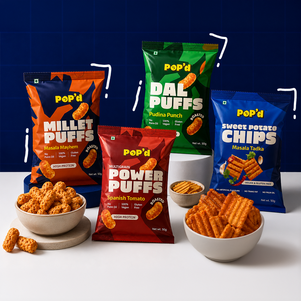 POP’D CRUNCH COMBO (Pack of 4)