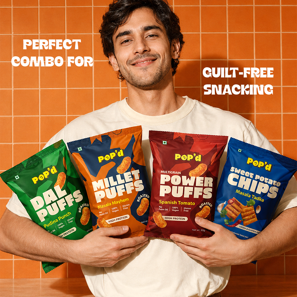 POP’D CRUNCH COMBO (Pack of 4)