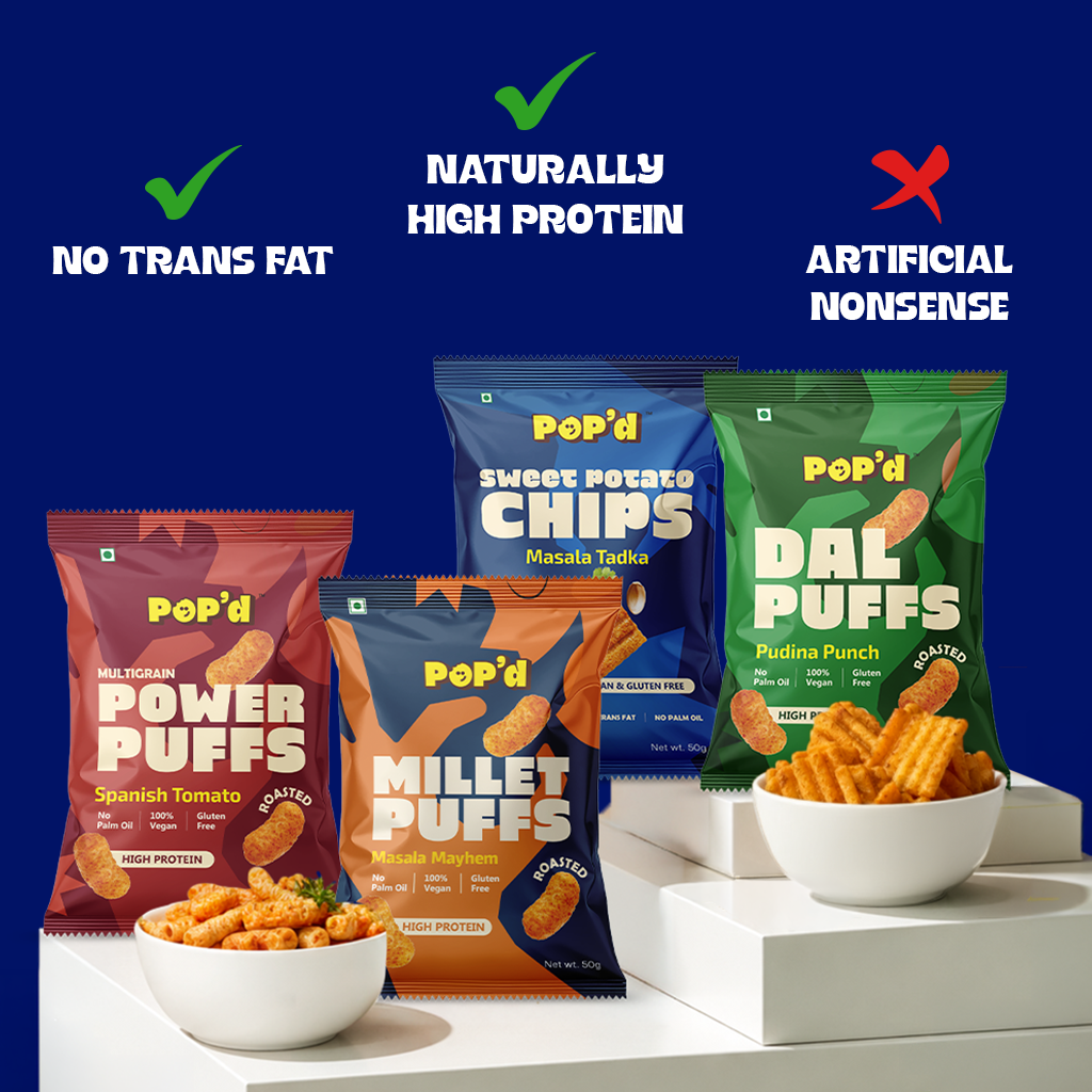 POP’D CRUNCH COMBO (Pack of 4)
