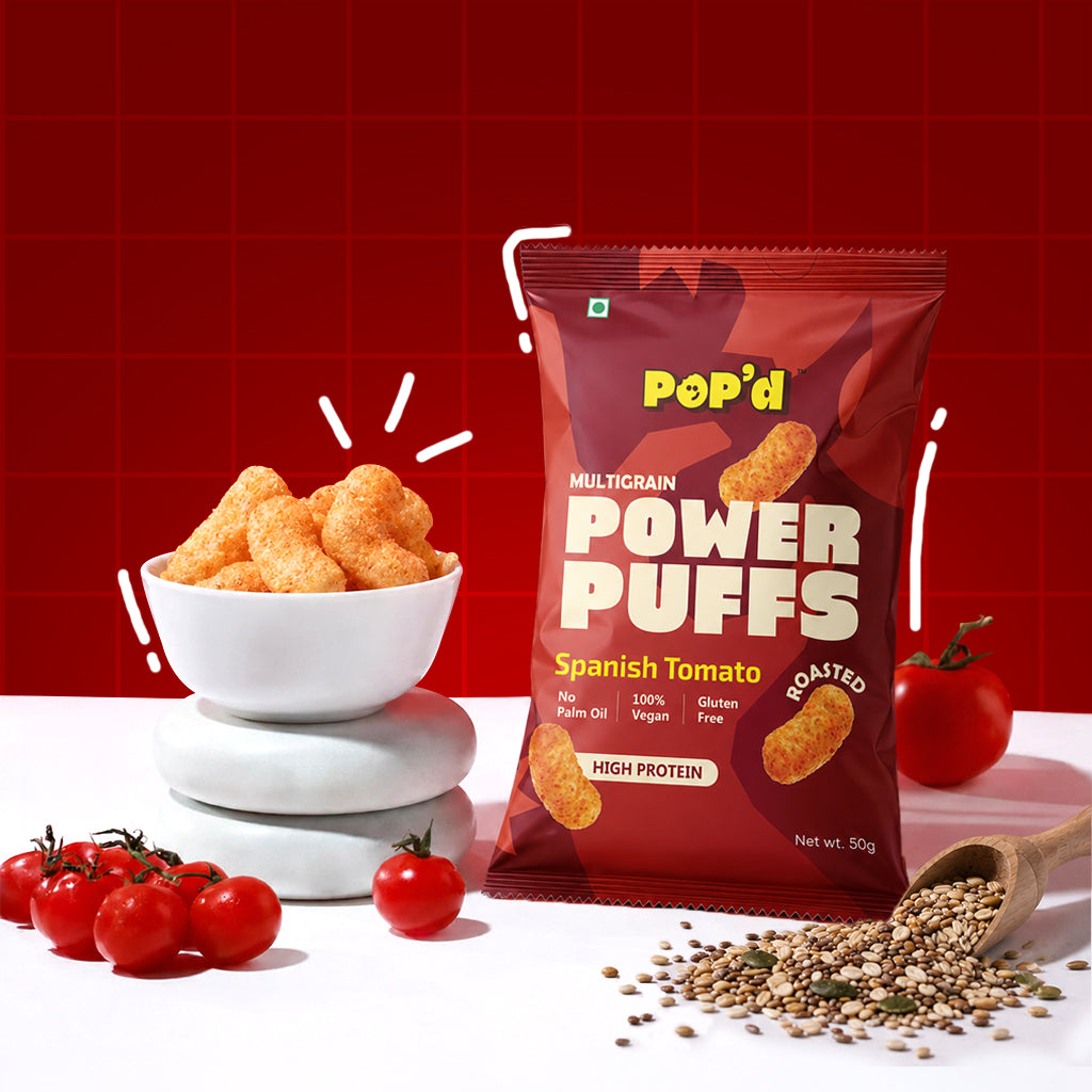 POWER PUFFS – SPANISH TOMATO (PACK OF 5)