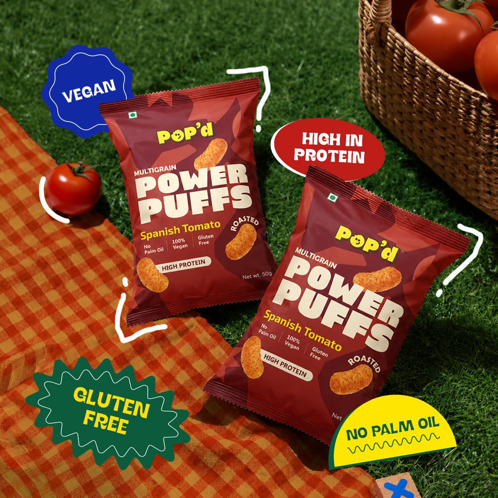 POWER PUFFS – SPANISH TOMATO (PACK OF 5)