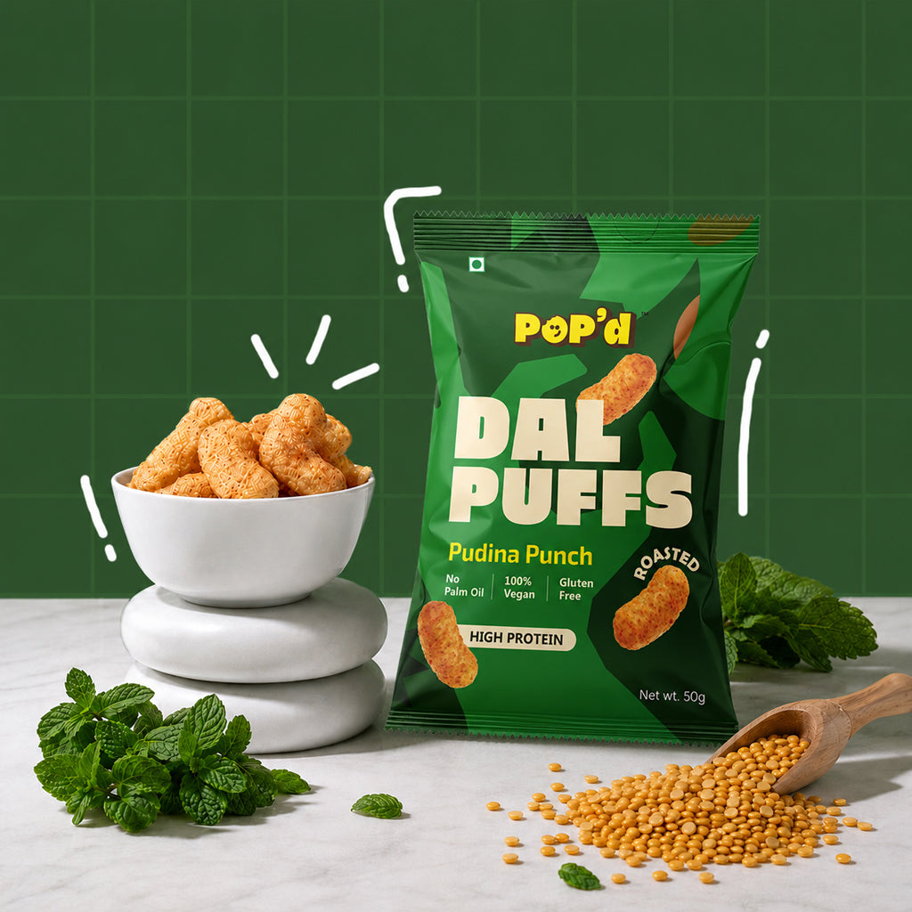DAL PUFFS – PUDINA PUNCH (PACK OF 5)