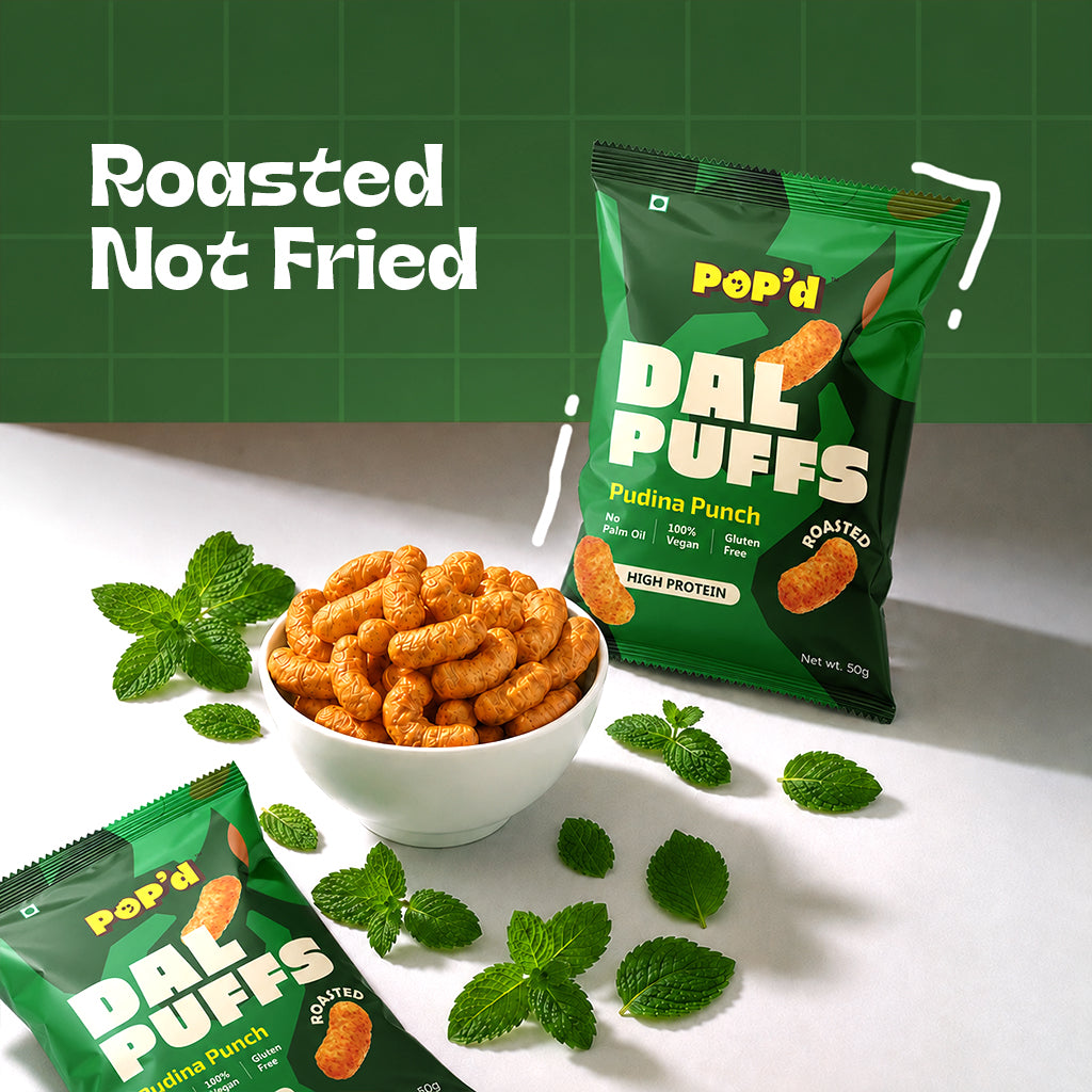 DAL PUFFS – PUDINA PUNCH (PACK OF 5)