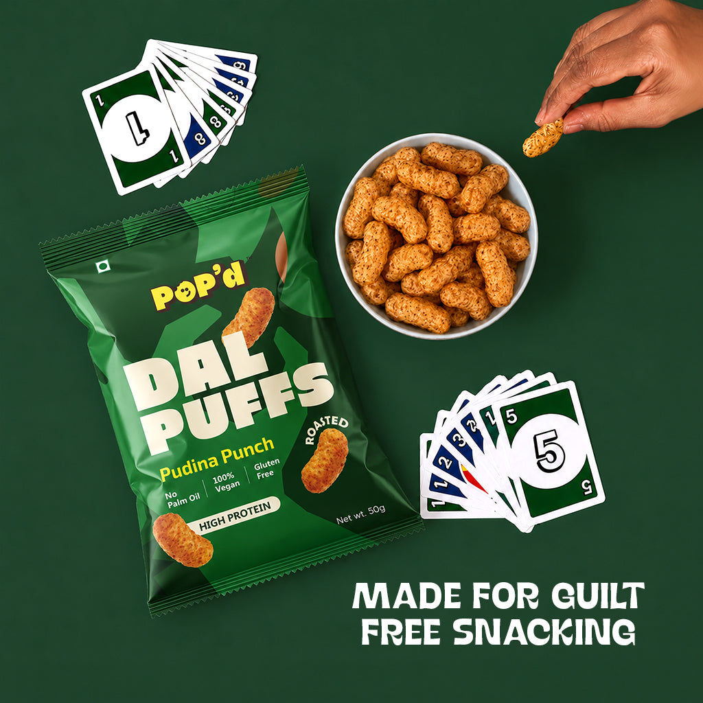 DAL PUFFS – PUDINA PUNCH (PACK OF 5)